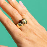 Moss Agate Hexagon