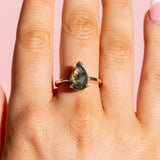 Moss Agate Pear