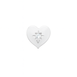 Star-Set Diamond Heart