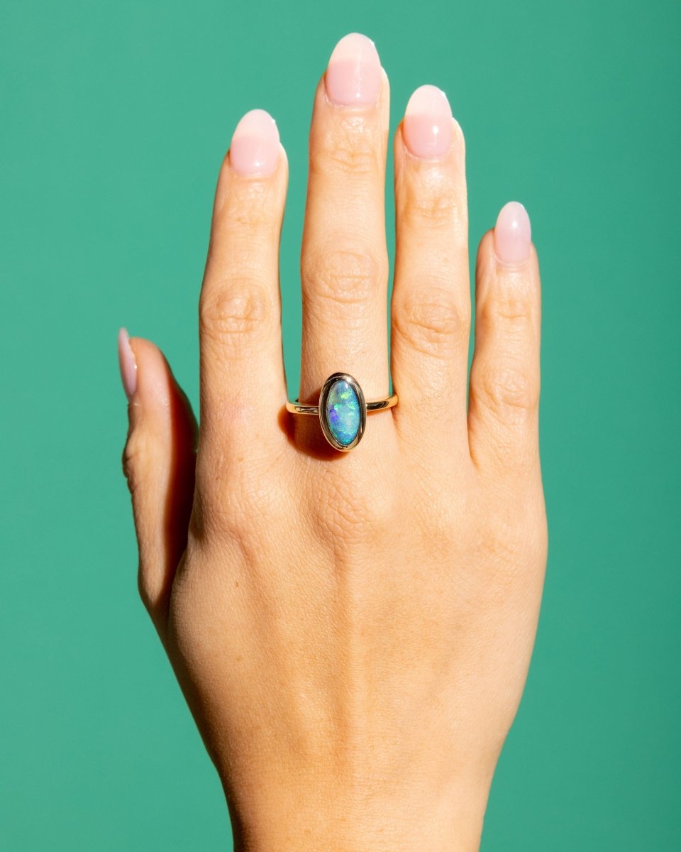 Oval Boulder Opal - ICONS