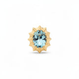 Starburst Claw-Set Oval Gemstone